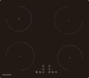 Cookology CIH602 60cm Induction Hob 4 Zone Cooktop, Ceramic Glass, Touch Control, 9 Heat Settings, Child Lock and Auto Switch Off - In Black