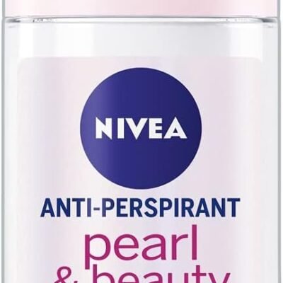 NIVEA Pearl & Beauty Anti-Perspirant Deodorant Roll-On (50 ml, Pack of 6)