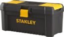 Stanley STST1-75517 Essential 16" Toolbox with Plastic Latches, Black/Yellow