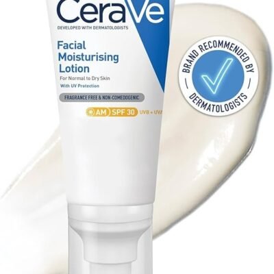 CeraVe AM Facial Moisturising Lotion SPF30 with Ceramides for Normal to Dry Skin 52 ml