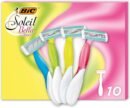 BIC Soleil Bella, 4 Blade Disposable Women's Razors, Pack of 10