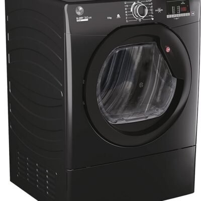 Hoover HLEV9DGB Freestanding Vented Tumble Dryer, Sensor Dry, 9 kg Load, Black