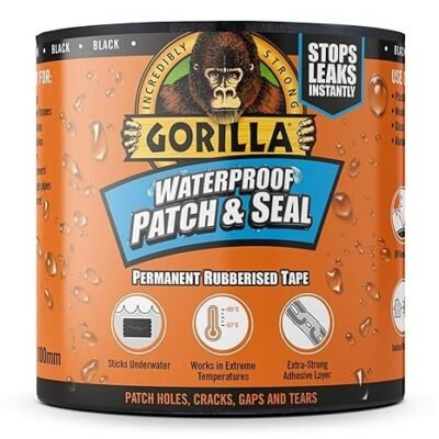 Gorilla Waterproof Patch & Seal Tape Black 3m