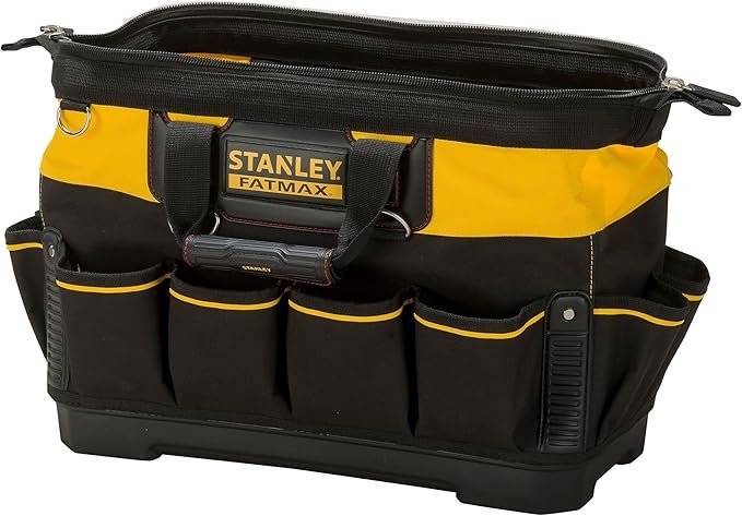 STANLEY FATMAX Technician Tool Bag, Heavy Duty 600 Denier and Leather, 1-93-950 - Image 3