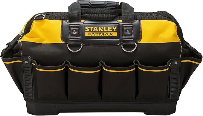 STANLEY FATMAX Technician Tool Bag, Heavy Duty 600 Denier and Leather, 1-93-950 - Image 2