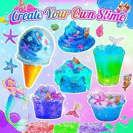 iKidiki Slime Kit, 6 7 8 9 10 11 12 Year Old Girl Gifts Slime Making Kit for Girls Toys for 6-12 Year Old Boys Girls - Image 2