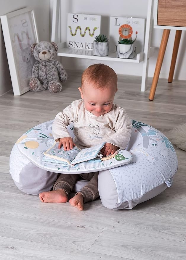 Red Kite Tree Tops Sit Me Up Inflatable Ring Seat with Play Tray and Activities, White, 1.0 Count - Image 2