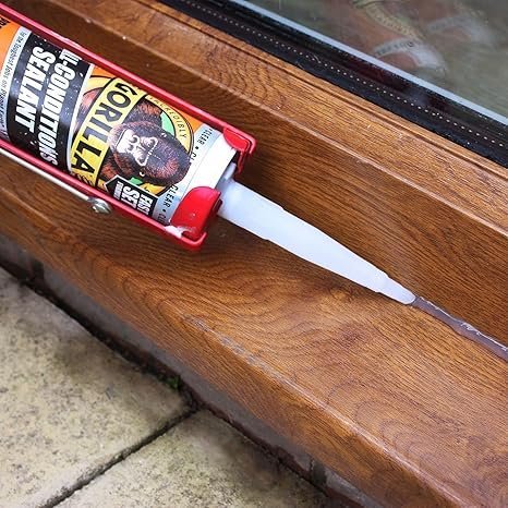 Gorilla 1144110 All Conditions Sealant Silicone Clear 295ml - Image 3