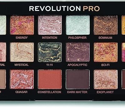 Revolution Beauty London Pro, Regeneration, Eyeshadow Palette, Astrological, 18 Shades, 14.4g