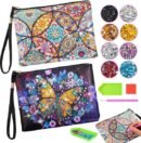 iKidiki Craft Kits for Kids, Diamond Art Bags 6 7 8 9 10 Year Old Girl Gifts Toys