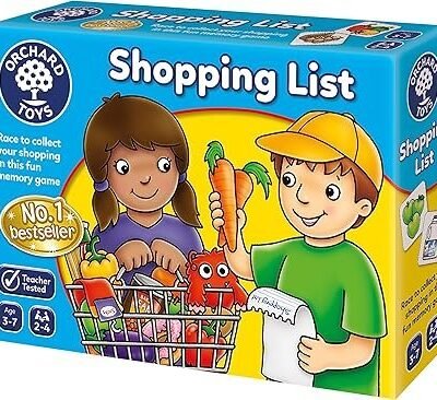 Orchard Toys Shopping List Memory Game - Matching and Memory Games for 3 Year Olds and Up - Kids Educational Toys and Learning Games