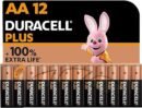 Duracell Plus AA Batteries (12 Pack) - Alkaline 1.5V - Up To 100% Extra Life - Reliability For Everyday Devices - 0% Plastic Packaging - 10 Year Storage - LR6 MN1500