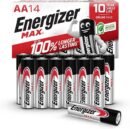 Energizer AA Batteries, Max, 14 Pack, Double A Battery Pack - (Packaging May Vary)