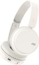 JVC HA-Z37W-W Wireless Bluetooth On Ear Headphones, 35 hours of wireless listening time, Soft ear-pads for a secure and comfortable fit, Bass boost function for dynamic bass sound (on/off) (White)