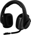 Logitech G533 Wireless Gaming Headset, 7.1 Surround Sound, DTS Headphone:X, 40 mm Pro-G Drivers, Noise-Cancelling Mic, 2.4 GHz , Lightweight, 15h Battery Life, PC/Mac - Black
