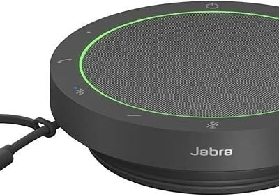Jabra Speak2 55 Wireless Bluetooth Speakerphone with 4 Noise-cancelling Mics, Full-range 50mm Speaker,