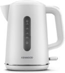 Kenwood Abbey Lux Water Kettle, 360° Swivel Base, Fast Boiling, Removable Filter, Water Capacity 1.7L, ZJP05.A0WH, 3000W, Pure White