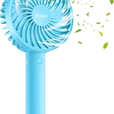 Blukar Mini Handheld Fan, Portable USB Rechargeable Fans