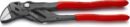Knipex Pliers Wrench pliers and a wrench in a single tool grey atramentized, with non-slip plastic coating 250 mm 86 01 250