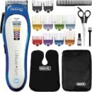 Wahl Colour Pro Cordless Clipper, Lithium Head Shaver, Cordless Hair Clipper, Men's Hair Clippers With Colour Coded Length Guides,