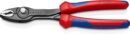 KNIPEX Twingrip Slip Joint Pliers, 200 mm, 4-22 mm, Front Grip and Side Grip Function, Box Joint with Push Button, Gripping Pliers, 82 02 200