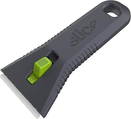 Slice 10593 Utility Scraper, Self-Retracting Ceramic Blade, Rust Free, Finger Friendly, Soft-Touch Comfort Grips