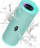 HEYSONG Portable Bluetooth Speaker, Waterproof Wireless Outdoor Speakers Gifts for Men - Green