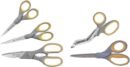 Westcott Titanium Super Softgrip Scissor Set (Pack of 5), Yellow