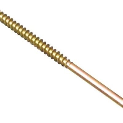 ForgeFix Multi-Purpose Single Thread Screws | 6.0 x 100mm | Zinc Yellow Passivated | Box 100, packaging may vary