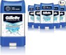 Gillette Antiperspirant Deodorant Gel For Men, 420 ml (70 ml x 6), 48-Hour Invisible Sweat and Odour Protection
