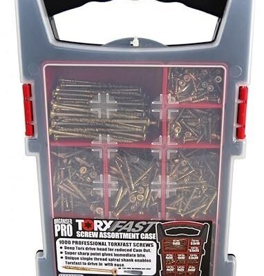 Forgefix OPFFT1000Y Zinc Yellow Passivated TorxFast Woodscrews Multi