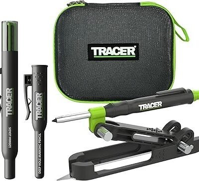 Tracer ProScribe Tool with Deep Hole Pencil, Lead Holster and Carry Case