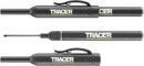 Tracer Long Nib Marker Pens, Marker Pens for Deep Hole Marking with Holster and Built in Trouser/Shirt Clip. Pack of 2