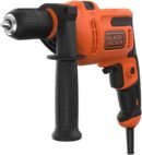 Roll over image to zoom in      VIDEO BLACK+DECKER Hammer Drill, 13mm Keyed Chuck, 13mm Drilling Capacity for Masonary and Steel, 20mm Drilling Capacity for Wood, 0-2900 RPM, 500W, BEH200-GB