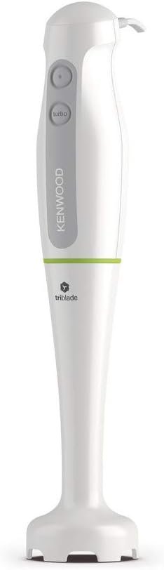 Kenwood Hand Blender, One Speed Mixer with Turbo, Triblend Wand, Anti-splash, 600W, HDP100WG, White - Image 2