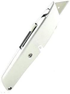 Westcott E-84019 00 Retractable Metal Utility Knife - Silver - Image 4
