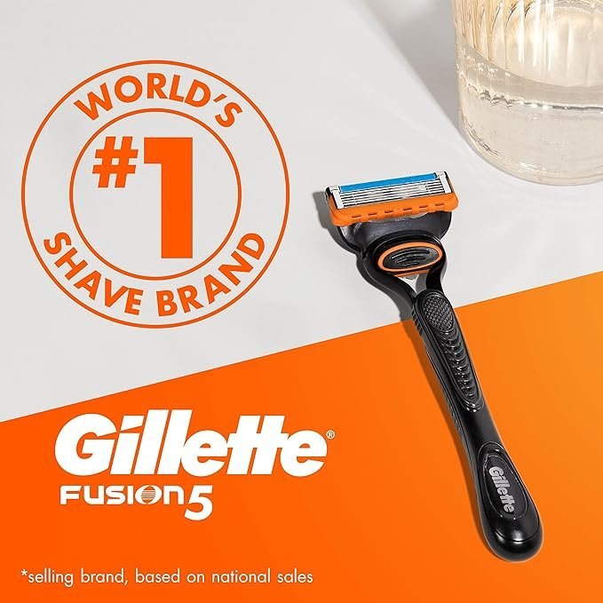 Gillette Fusion5 Razor Blades Men, Pack of 16 Razor Blade Refills with Precision Trimmer, - Image 2