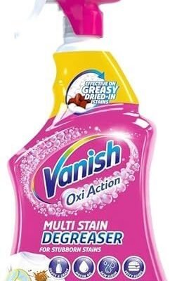 Vanish Gold Oxi Action Multi Stain Degreaser for Stubborn Stains, 950ml| Pre-Treat Trigger Spray | 30 Seconds Stain Removal | For Colours and Whites | Pack of 1
