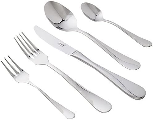Vivo by Villeroy & Boch Group New Sweet Basic Cutlery Set 30 Pieces, Stainless Steel - Image 2