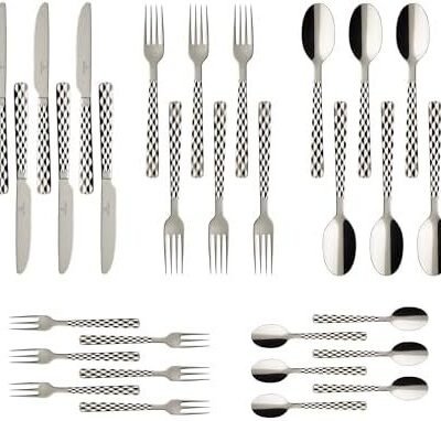 Villeroy & Boch Boston Cutlery for up to 6 Persons, 30-Pieces, Stainless Steel