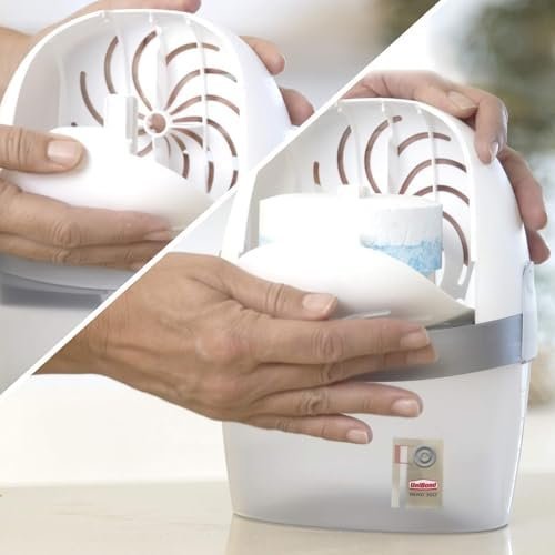 UniBond AERO 360º Moisture Absorber, 1 Device incl. 1 Refill Tab 450g, Ultra-Absorbent Dehumidifier, Helps to Prevent Condensation, Mould & Musty Smells, Recyclable, Refillable Condensation Absorber - Image 3