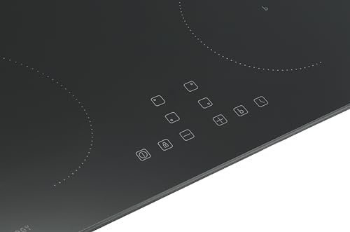 Cookology CIH602 60cm Induction Hob 4 Zone Cooktop, Ceramic Glass, Touch Control, 9 Heat Settings, Child Lock and Auto Switch Off - In Black - Image 2