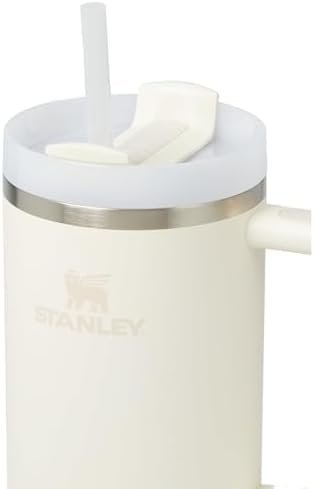 STANLEY Quencher H2.0 FlowState Stainless Steel Vacuum Insulated Tumbler with Lid and Straw for Water, Iced Tea or Coffee, Smoothie and More, Cream, 40 oz - Image 5