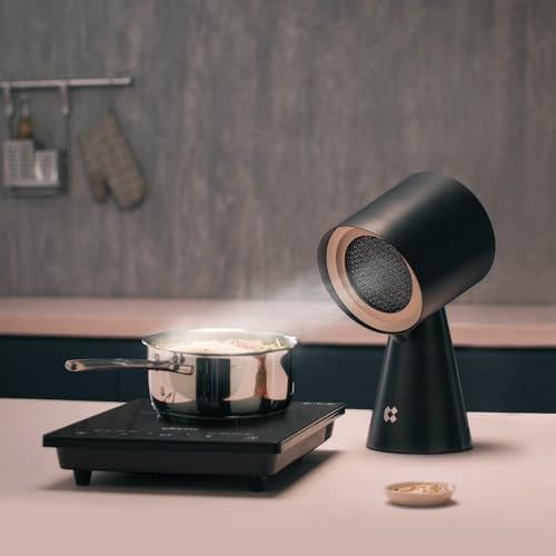 CIARRA CBPHB01 Desktop Cooker Hood Mini Household Portable Extractor Hood Black with 2 Gears Mode 2m³/min Strong Suction for Home Kitchen Fondue Hot Pot BBQ - Image 2
