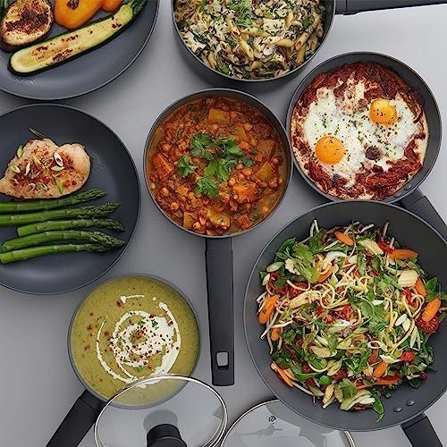 Russell Hobbs RH02841EU7 Shield 20 cm Saucepan – Non-Stick Coating 10x Tougher*, Induction Suitable Cooking Pot, Tempered Glass Lid, Pressed Aluminium Casserole, Easy to Clean, Soft-Touch Handle - Image 5