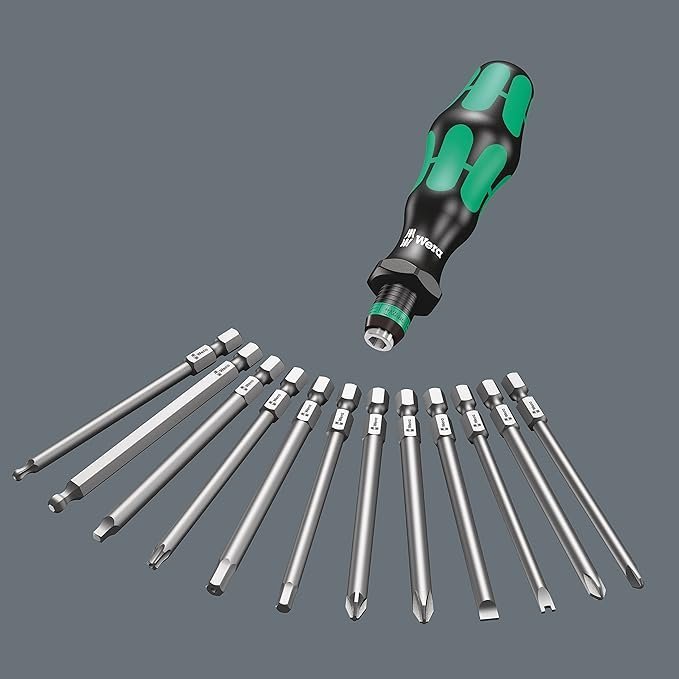 Wera Bitholding Screwdriver Set with Bits in Pouch, 33 Pieces - Image 3